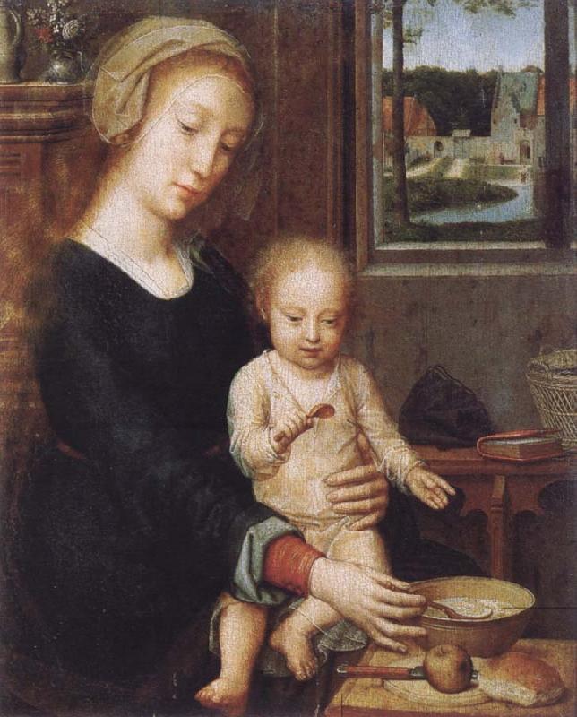 Gerard David Maria with child Sweden oil painting art